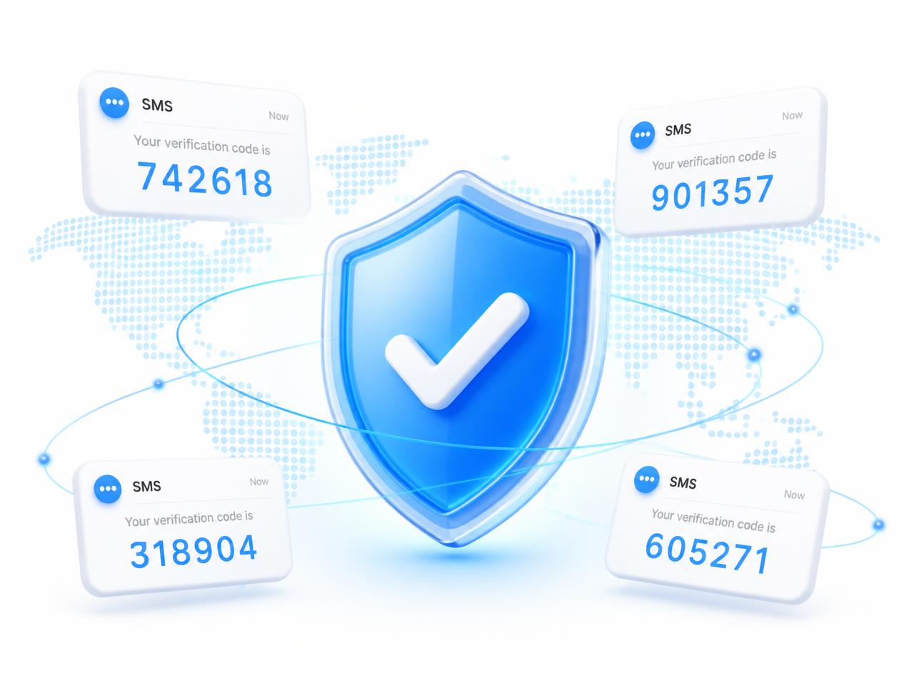 Verification codes arriving on virtual numbers across the world